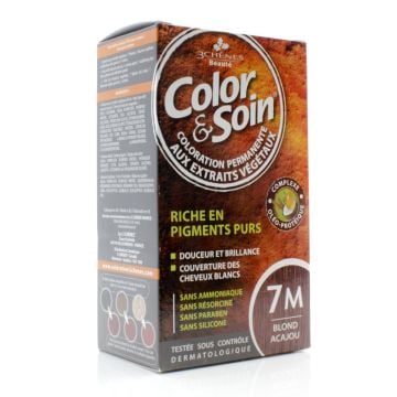 Coloration pour cheveux - Blond acajou 7M