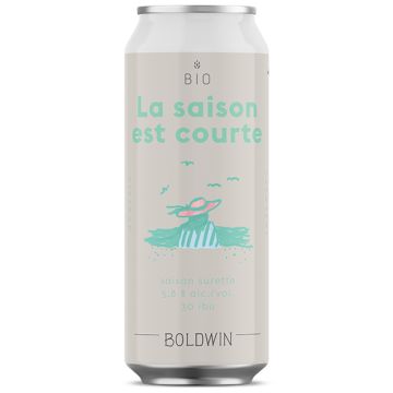 Bière biologique - La saison est courte 5,8% alc./vol.