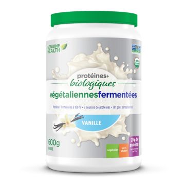 Protéines+ biologiques végétaliennes fermentées - Vanille naturelle