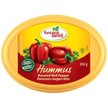 Classic hummus - Roasted red peppers