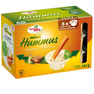 Hummus snack - Traditional mini hummus