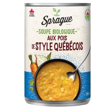 Soupe biologique - Aux pois de style québécois