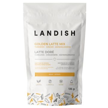 Latté végétalien - Doré curcuma gingembre ashwagandha