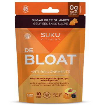 De Bloat and Digestive Relief - 10 Gummies Bag