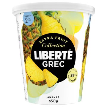 2% Pineapple Extra-fruit Greek Yogurt