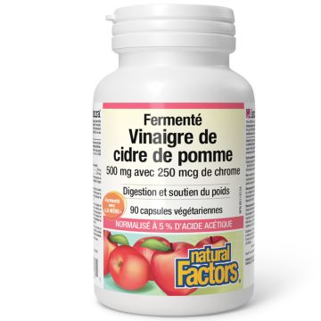 Vinaigre - Cidre de pommes avec 250 mcg chrome