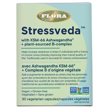 Stressveda - Avec ashwagandha ksm-66 et complexe b d'origine végétale