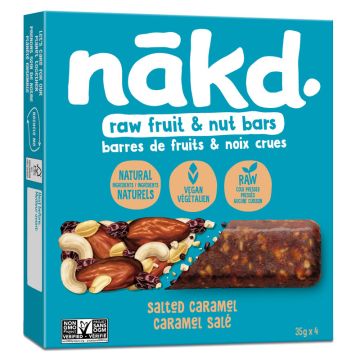 Raw nuts fruit bar - Salted caramel