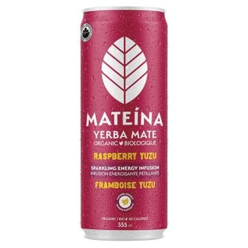  Organic energy drink - Yerba mate raspberry yuzu