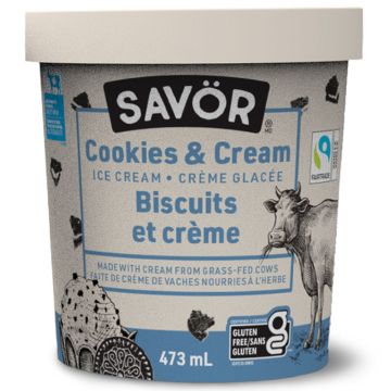 Crème glacée - Biscuits et crème