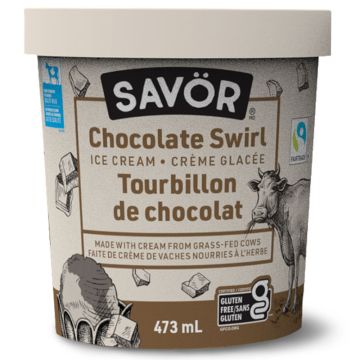 Crème glacée - Tourbillon de chocolat