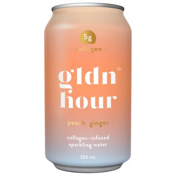 Collagen infused sparkling water - Ginger peach