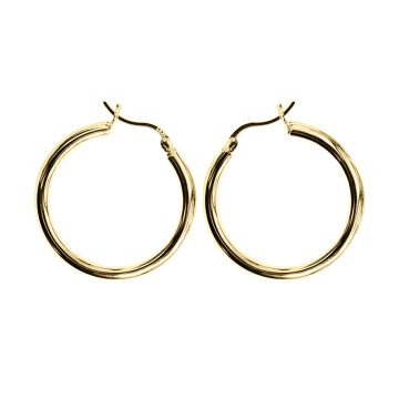 Boucles d'oreilles anneaux Ceremony vermeil