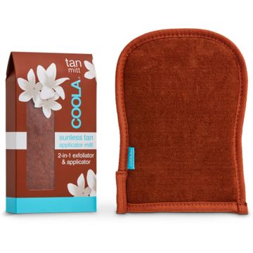 Exfoliating applicator mitt - 2-in-1 for self-tanning