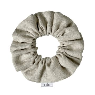 Scrunchie - Cream Linen