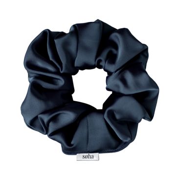 Scrunchie - Midnight Blue Satin