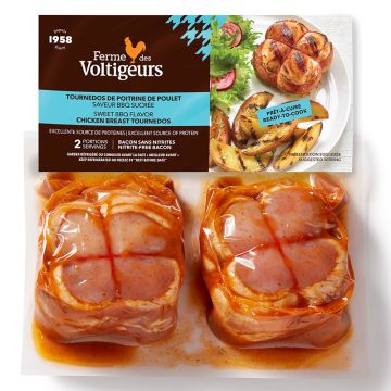 Tournedos de poulet - BBQ et sucré