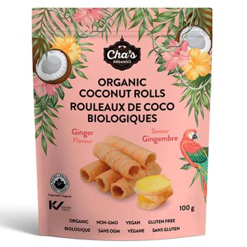  Organic coconut rolls - Ginger flavor