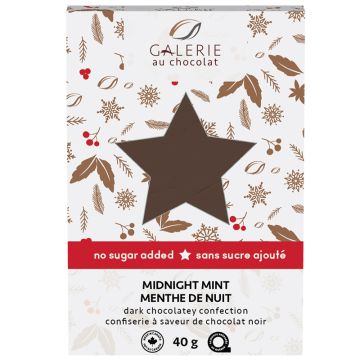 Dark chocolate  Night mint without added sugar