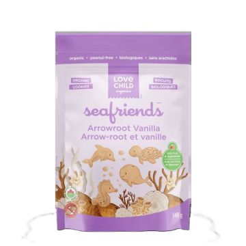 Biscuits Seafriends arrow root vanille biologiques