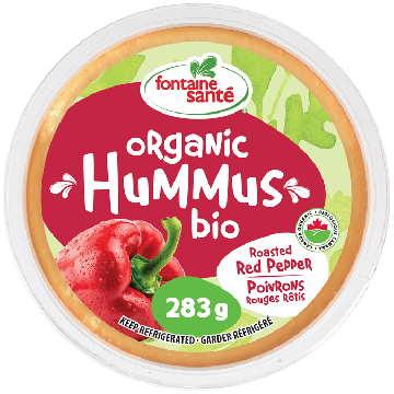 Organic Hummus - Roasted Red Peppers