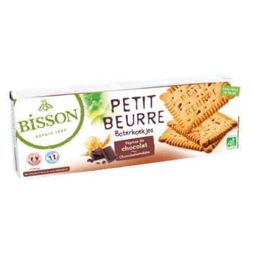 Organic cookies - Petit beurre with chocolate chips