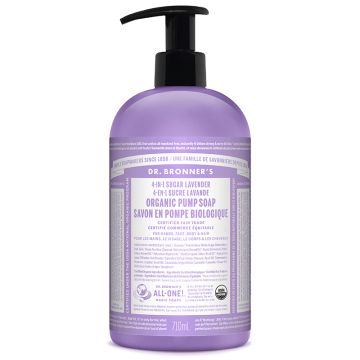 Lavender Sugar Organic Pump Soap