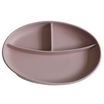 Assiette en silicone - Mauve