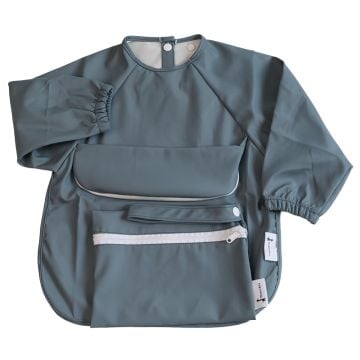 Long sleeve bib - Majestic blue