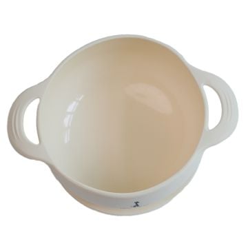 Silicone bowl - Cream white