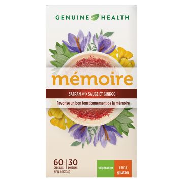 Mémoire - Safran et ginkgo biloba