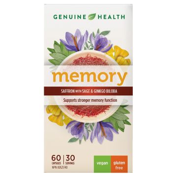 Memory - Saffron and ginkgo biloba