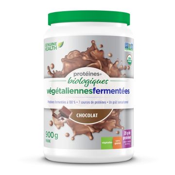 Protéines+ biologiques végétaliennes fermentées - Chocolat naturel