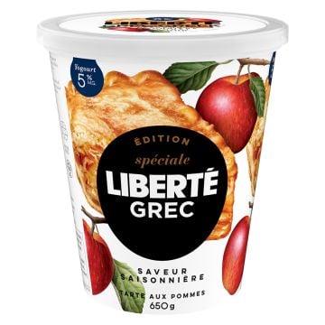 Yogourt grec 5% Tarte aux pommes