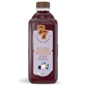 Blueberry Blackberry Apple Fresh Pressed Juice 