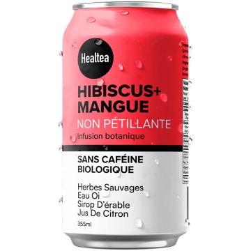 Infusion hibiscus mangue non pétillante biologique