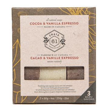 Natural soaps - Cocoa and vanilla espresso