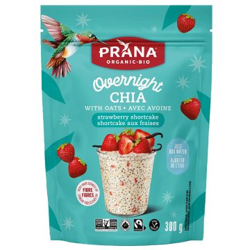 Chia au frigo - Shortcake aux fraises biologique