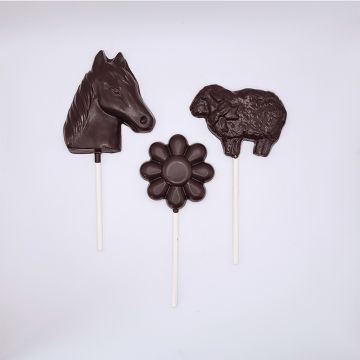 Spring lollipop - Dark chocolate 70%