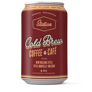 Organic cold-brewed coffee - Nitro New Orleans style