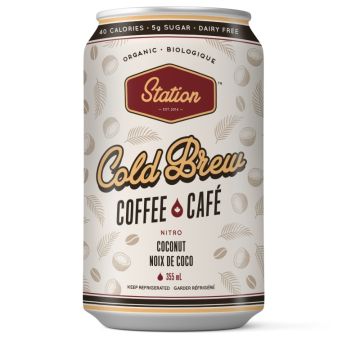 Organic cold-brewed coffee - Nitro coconut