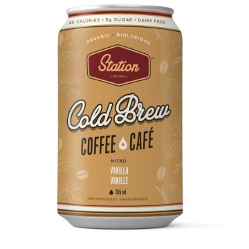 Organic cold-brewed coffee - Nitro vanilla