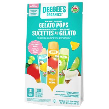 Sucettes au gelato biologiques