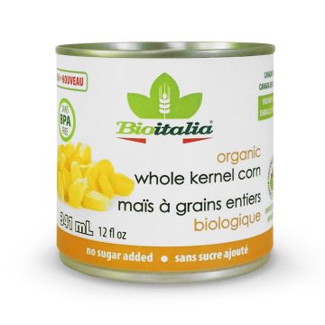 Organic Whole Grain Canned Corn