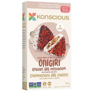 Plant-Based Onigiri – Korean BBQ Mushrooms