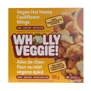 Vegan hot honey cauliflower wings