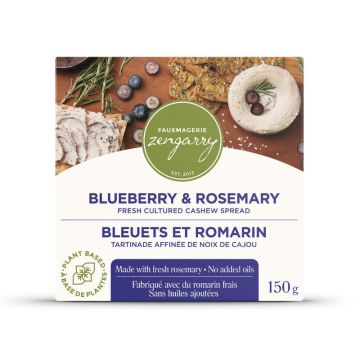 Cashew Cheese - Rosemary Blueberry