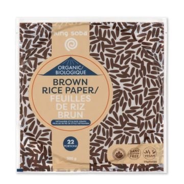 Organic Brown Rice paper wraps