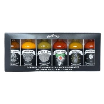 Coffret découverte La Pimenterie 6 sauces