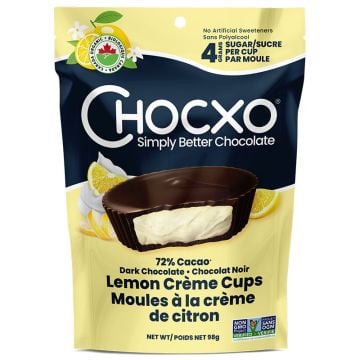 Moules 75% chocolat noir biologique - Crème de citron